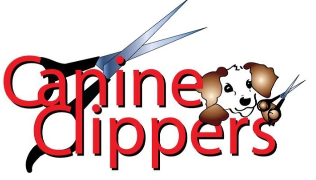 Canine Clippers — original scissors and dog logo